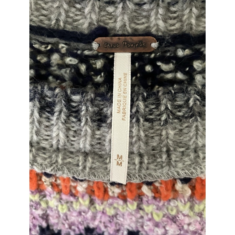 Free People Home For The Holidays Sweater Women's Sz Medium - Picture 3 of 7